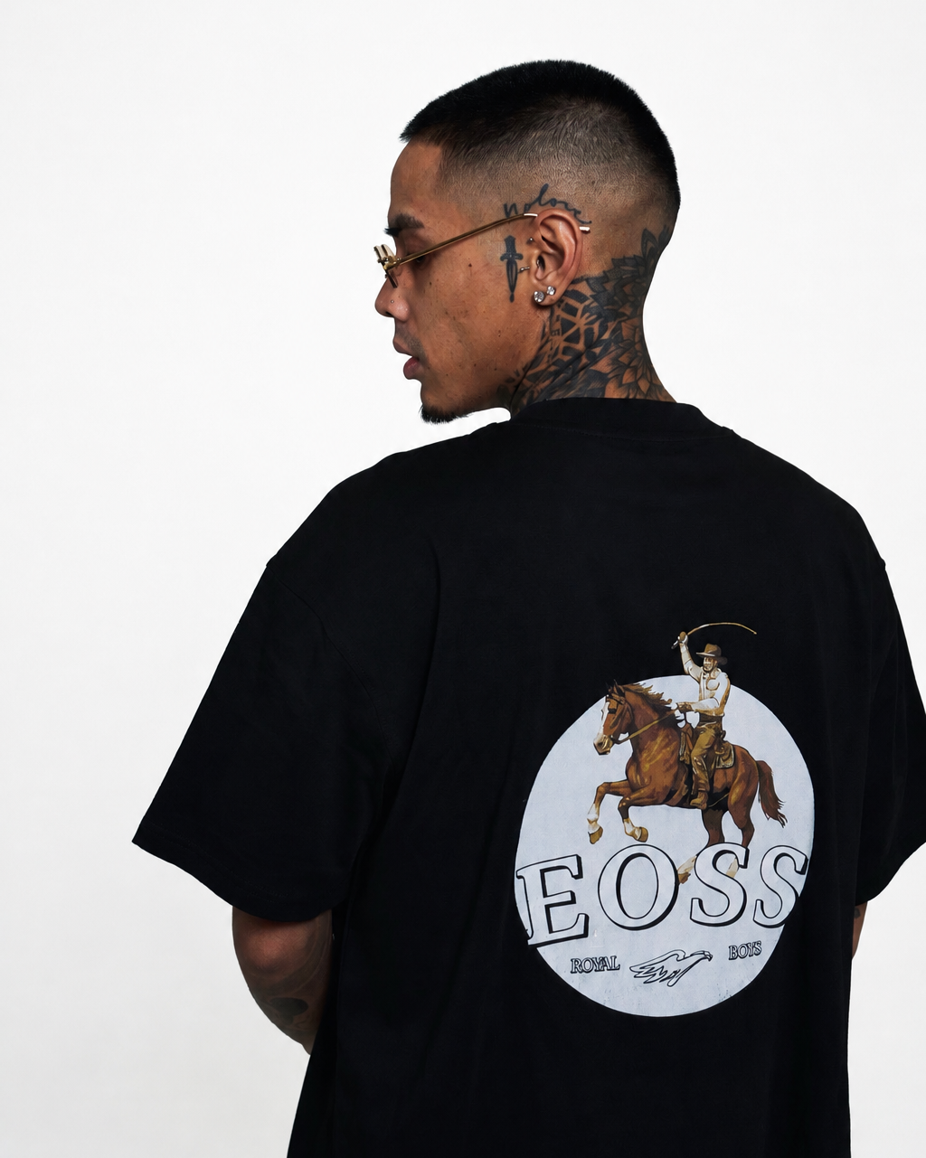 Royal Black Tee