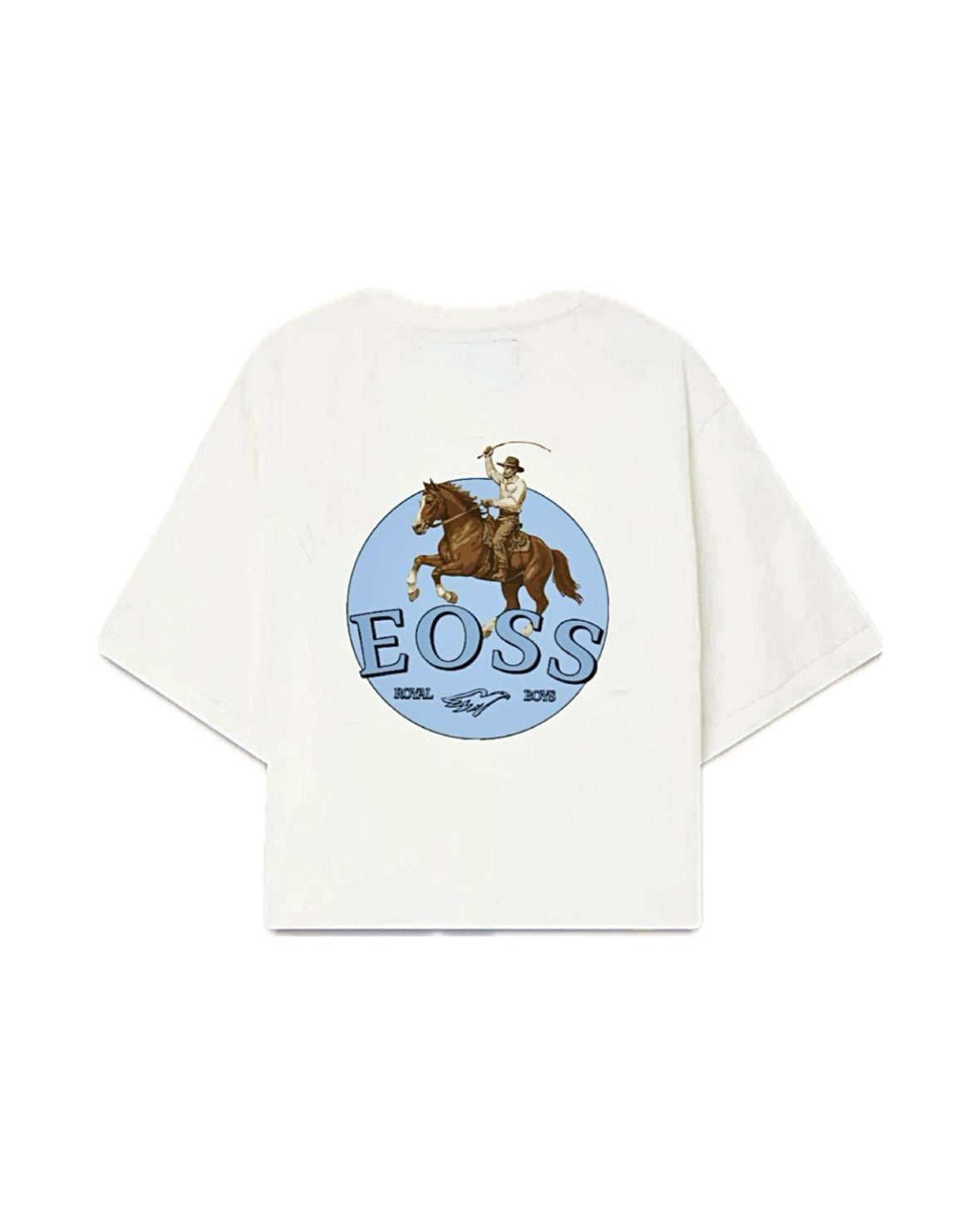 Royal White Tee