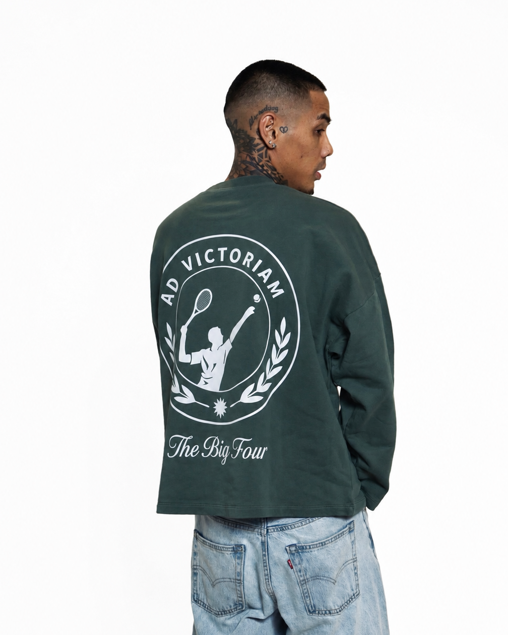 Court Elegance Green Hoodie